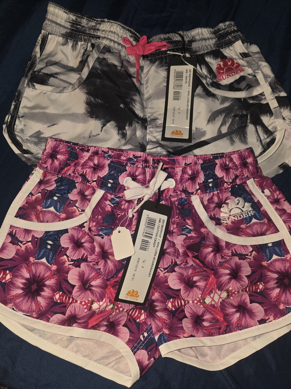 SUNDEK Girls’ Boardshorts – Size 8 – NWT – Set of 2 🌺